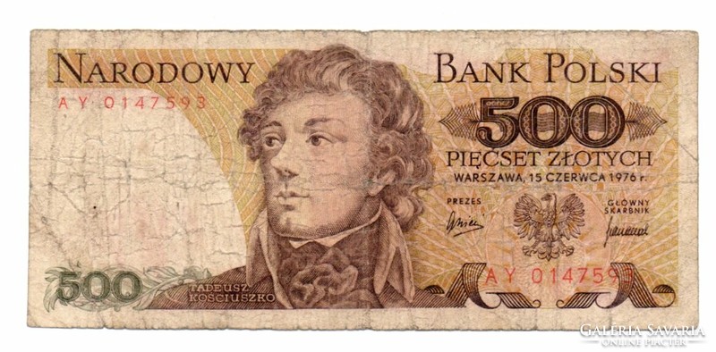500 Złoty 1976 Poland