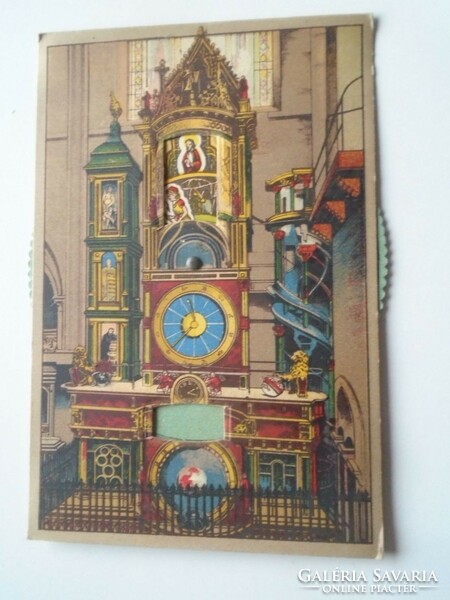 D201716 strasbourg - the cathedral clock with moving pictures 1910k