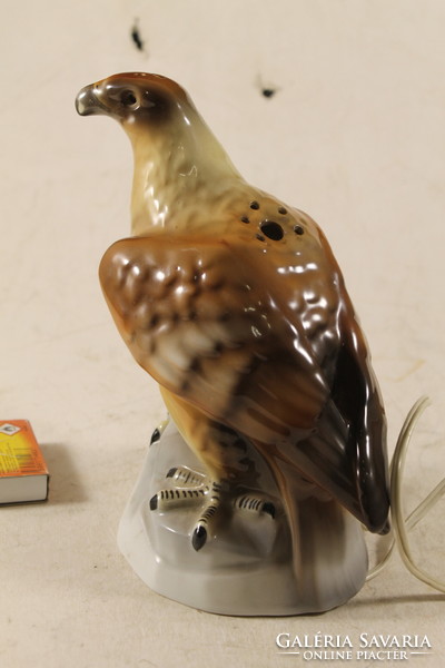 German porcelain eagle lamp 300