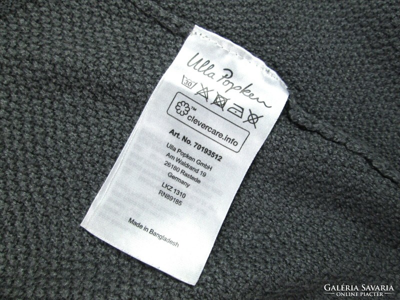 Original ulla popken (2xl / 3xl) elegant long-sleeved women's light cardigan