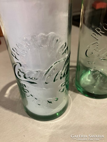 Rare coca cola glass 2 pieces 