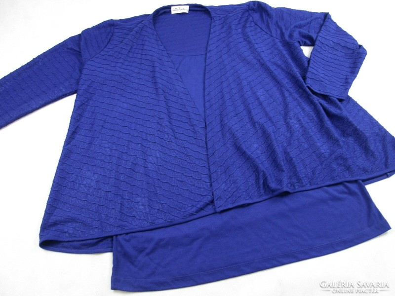 Original ulla popken (l / xl) elegant long-sleeved women's jersey cardigan top