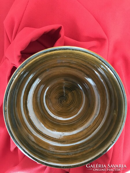 Mid century Aldo Londi Bitossi ceramic decorative bowl, bowl, serving dish m121