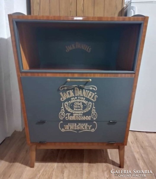 Upholstered bar cabinet for sale