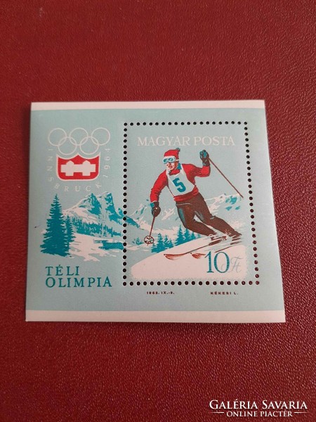 Winter Olympics block 1964,