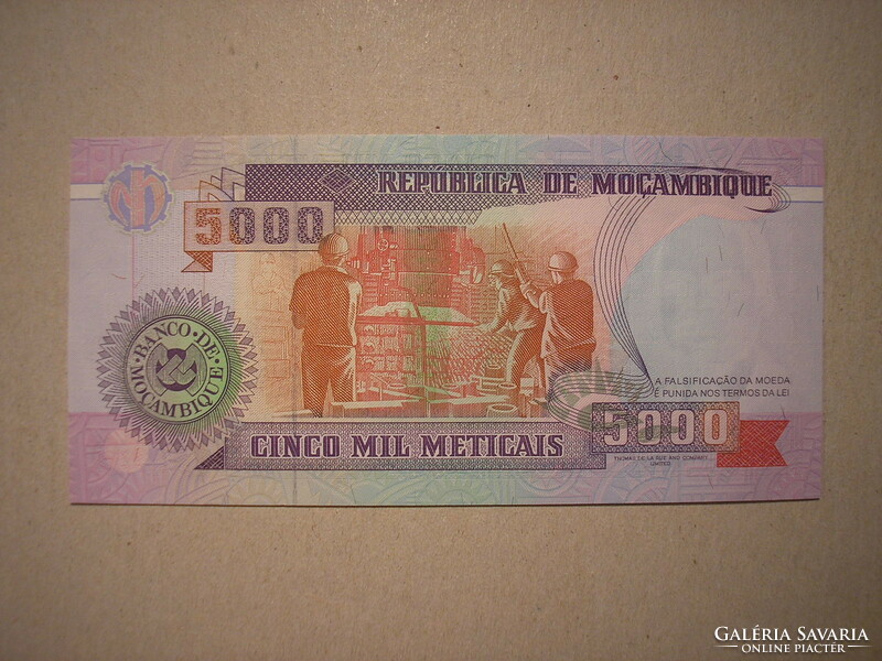 Mozambik-5000 Meticais 1991 UNC