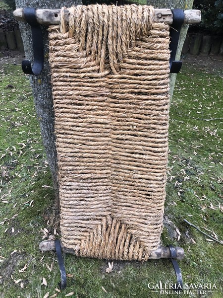 Gyékény fonott Szekérülés, Fonott gyékény szék, Fali dekoráció