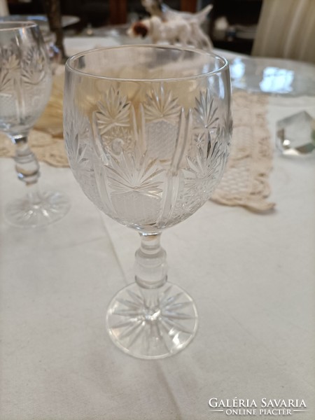 Exclusive 6 crystal glasses 18.5 cm