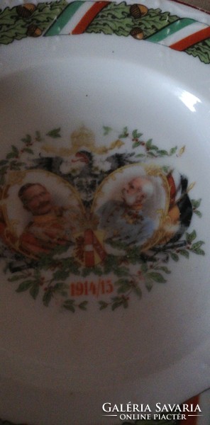 Régi antik Ferencz József tányér
