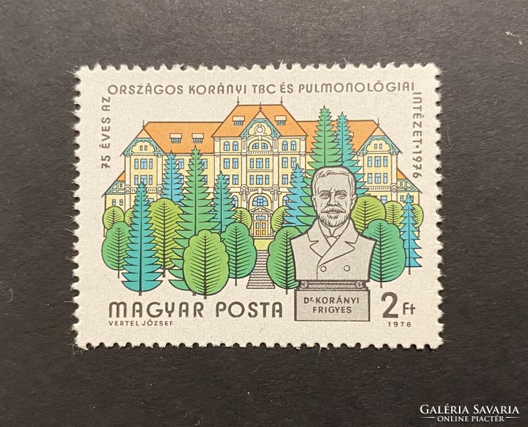 1976. 75 years of the Koranyi TB and Pulmonology Institute ** postmark
