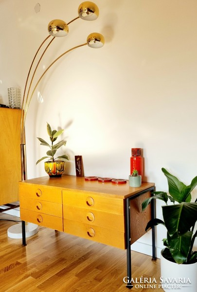 Rare mid-century dresser with many drawers