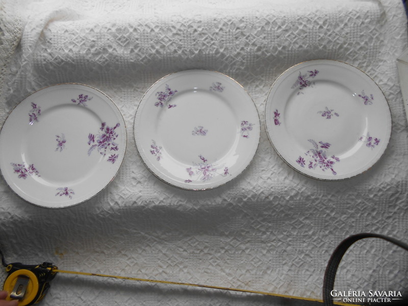 3 pieces of fisher emil imperial and royal court carrier Bécsi utca 3. Sign. Porcelain cake