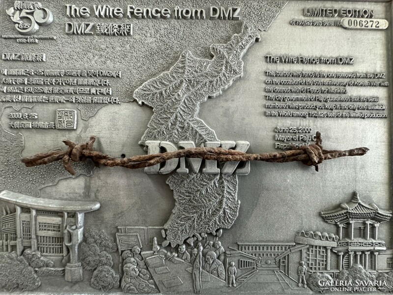 Barbed wire from the Korean Demilitarized Military Zone