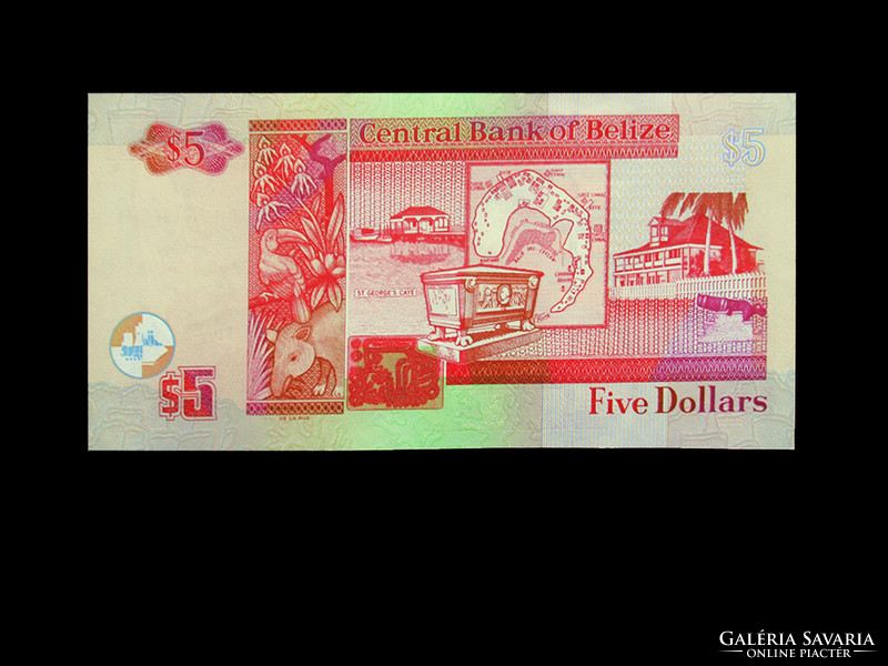 Unc - $5 - Belize - 2005 (read!)