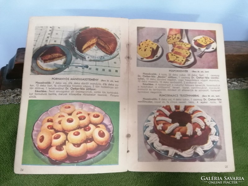 "Dr Oetker sütemény receptek" füzet