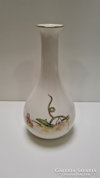 Zsolnay spring pattern vase 21 cm #1890