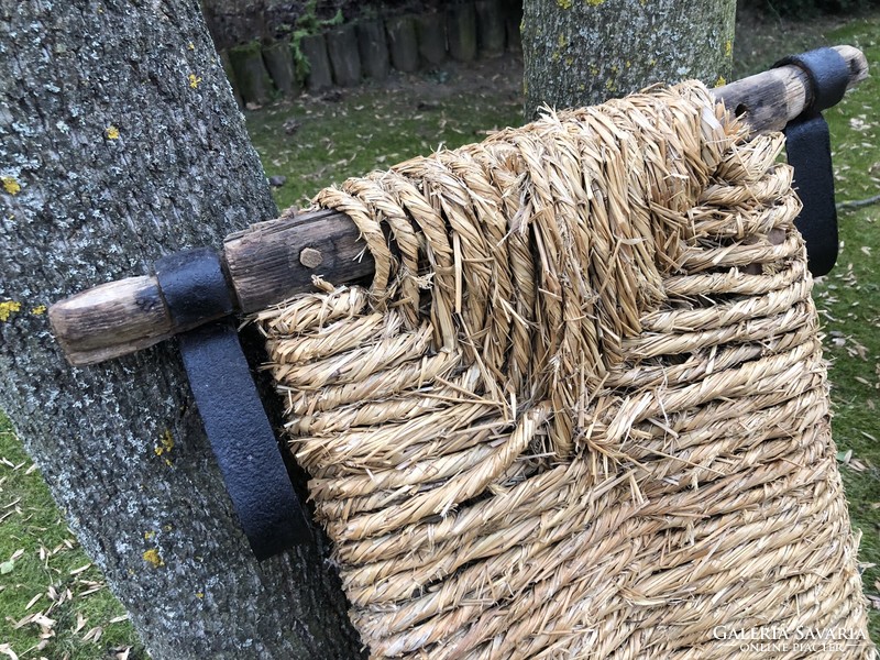 Gyékény fonott Szekérülés, Fonott gyékény szék, Fali dekoráció