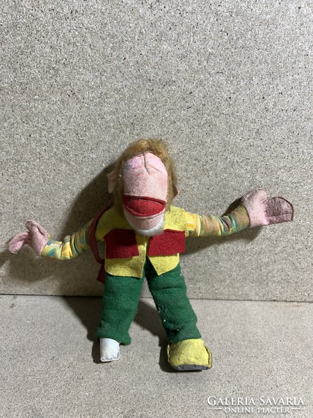 Plush monkey toy figure from the 1930s, 23 x 27 x 9 cm. 3999