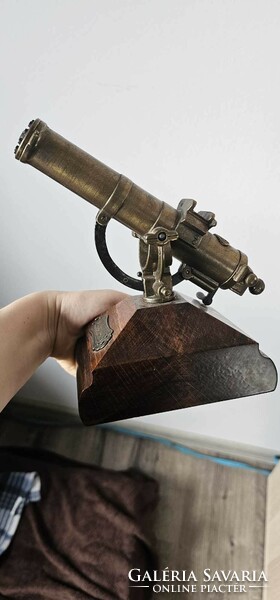 Civil War foot-mounted rotating machine gun model, die-cast rotating hartfood conn, scaled-down replica