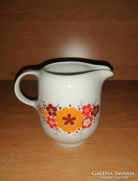 Alföldi porcelain milk spout with flower pattern (27/d)