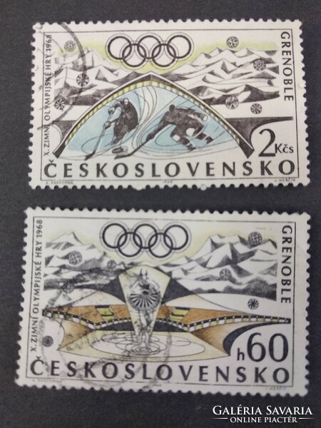 Csehszlovákia, 1968, téli olimpia Grenobl sorrész