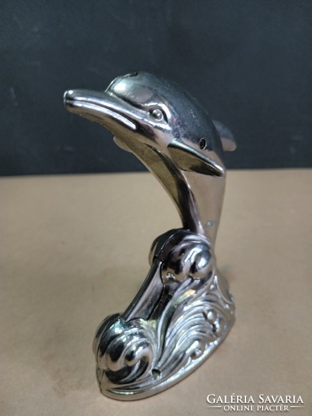 Art-deco modern dolphin table lighter. Negotiable.