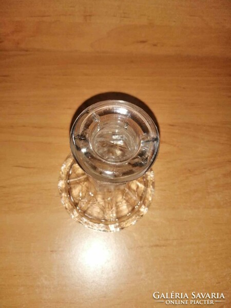 Glass candle holder 10 cm high (27/d)