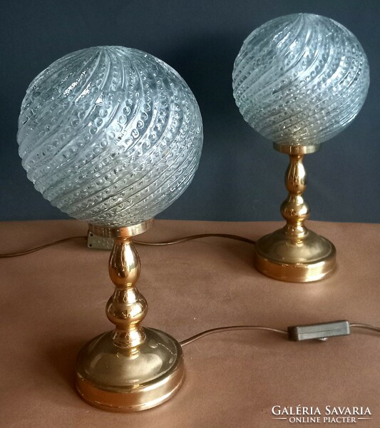 Hollywood regency 2 table lamps negotiable