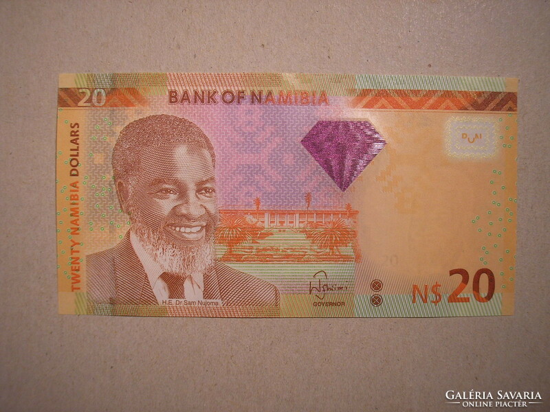 Namíbia-20 Dollas 2013 UNC