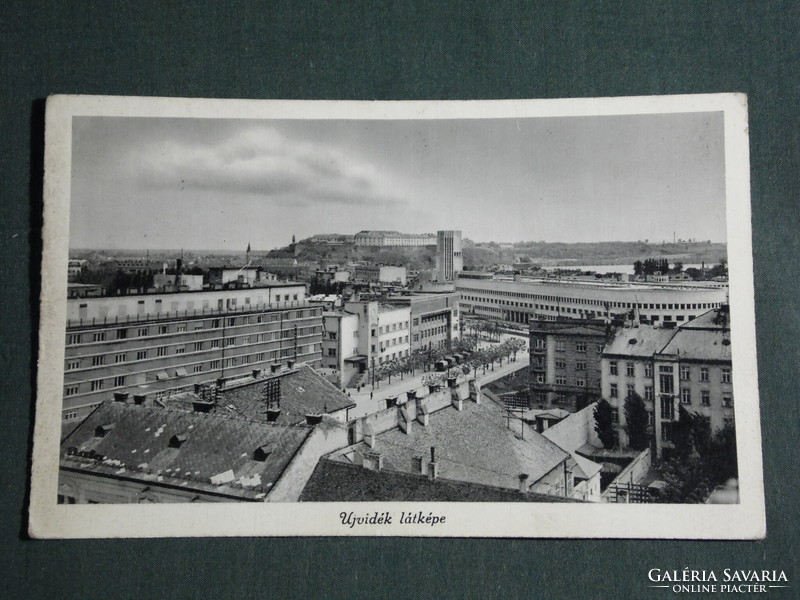 Postcard, Novi Sad, view, administrative palace, 1941