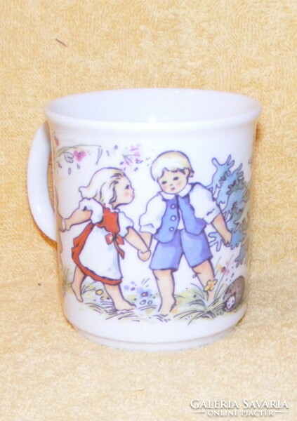 Jancsi and Juliska porcelain mug