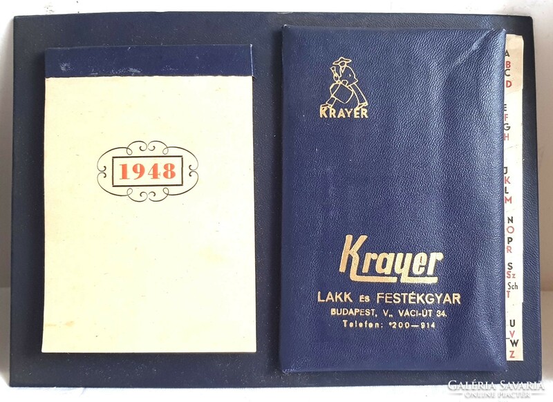 Krayer Email és társa 1948 Festék,Kence és Lakkgyár Budapest - Újpest