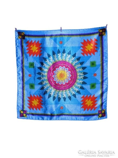 Mandala women's scarf 50x50 cm. (7170)