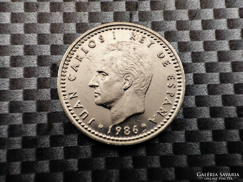 Spain 1 peseta, 1986