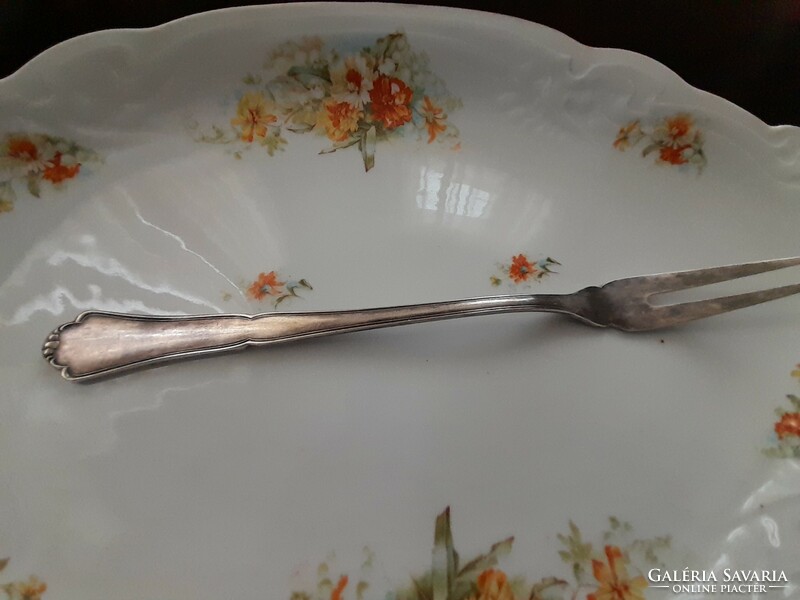 Silver-plated meat fork