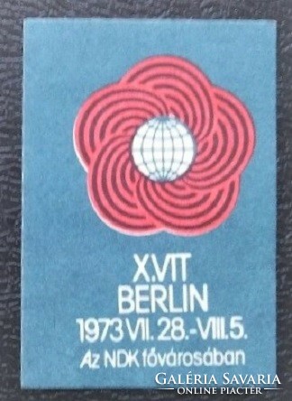 Gy259 / 1973 VJF gyufacímke