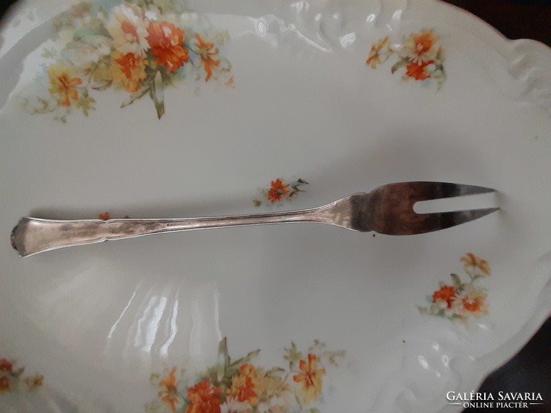 Silver-plated meat fork