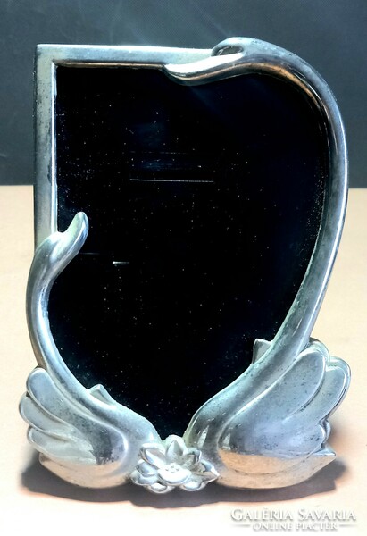 Silver-plated art nouveau picture frame, negotiable design