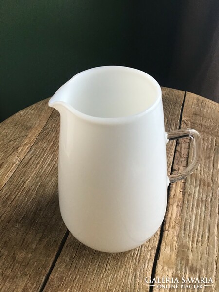 Old dzbanuszek Jena glass small jug from 1970