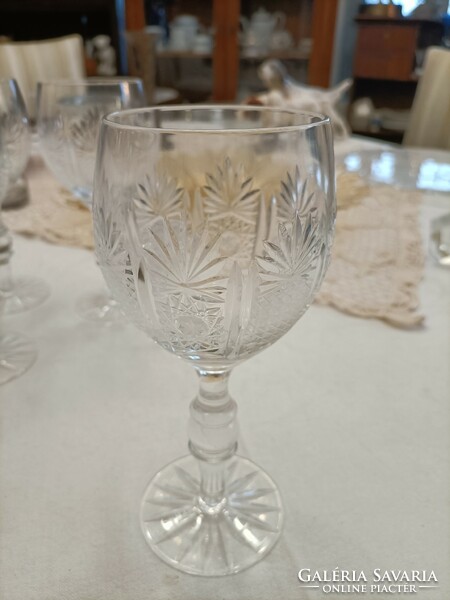 Exclusive 6 crystal glasses 18.5 cm