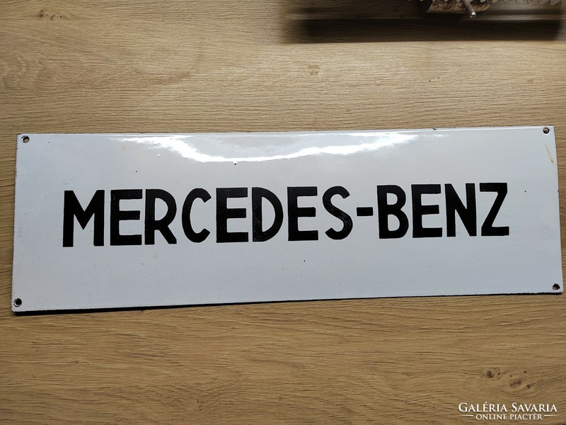 Mercedes Benz zománctábla zománc tábla