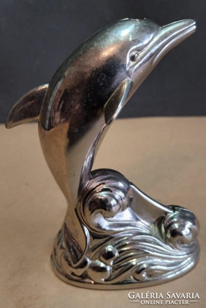 Art-deco modern dolphin table lighter. Negotiable.