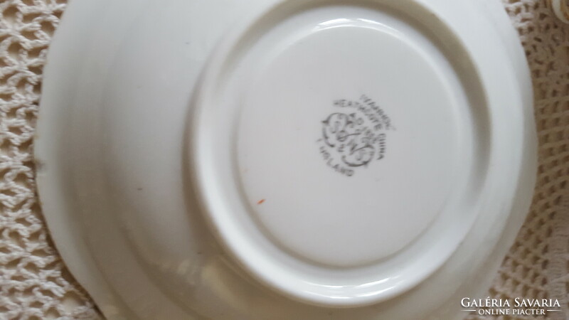 Angol W & Sons,3 részes porcelán reggeliző,teázó szett