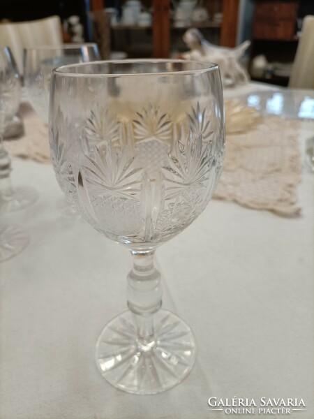 Exclusive 6 crystal glasses 18.5 cm