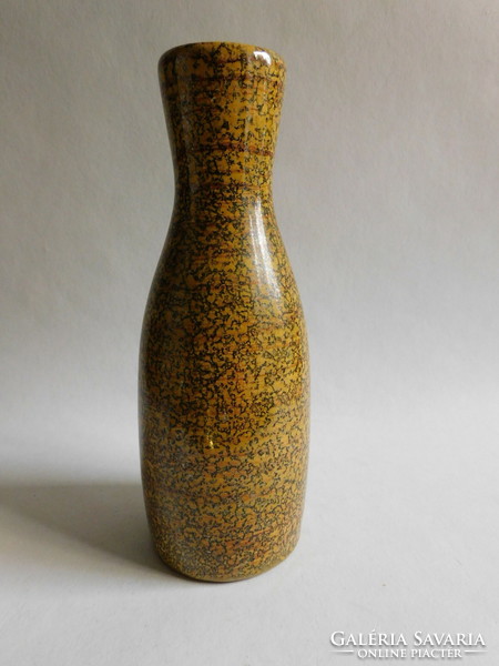 Iparművész kerámia váza - mid century 21.5 cm - Kerezsi Gyöngyi