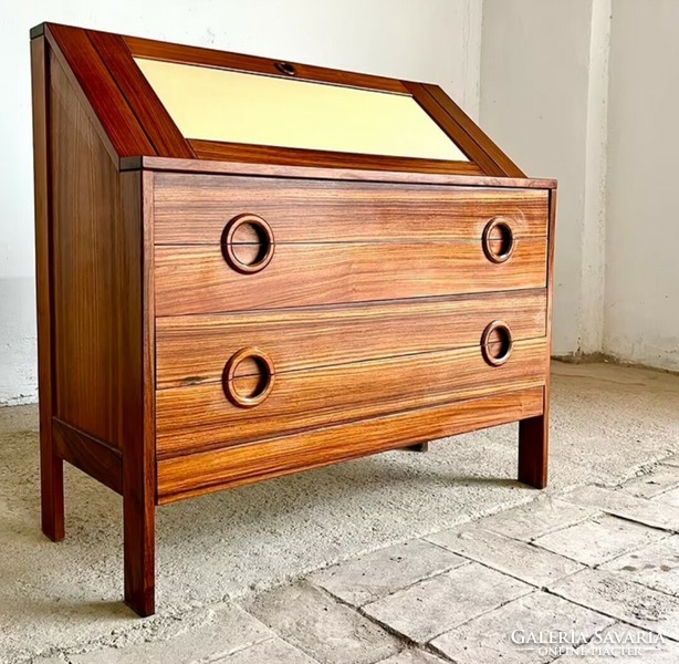 Mid century Italian secretary made of Brazilian rosewood.