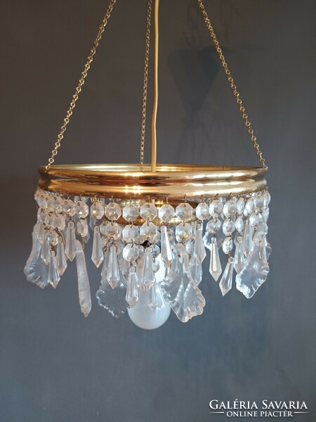 Art-deco crystal chandelier negotiable.