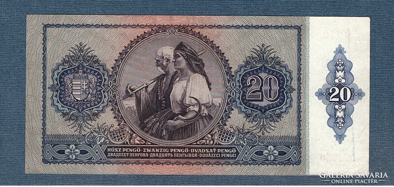 20 Pengő 1941 vf+