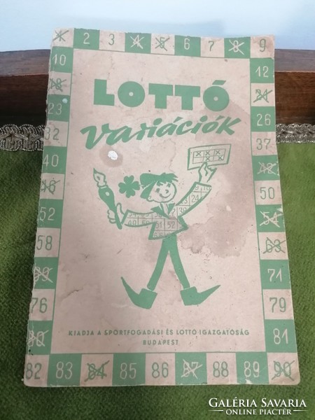 Lottery variations retro booklet from around 1957-58