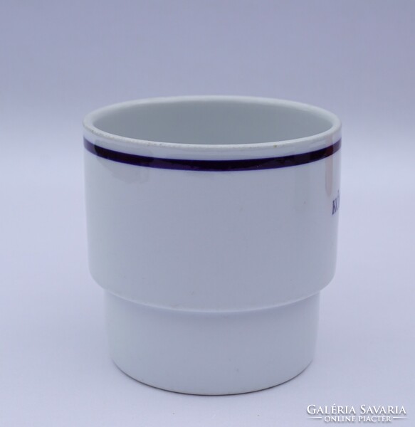 Rare retro lowland porcelain mug with hospital inscription in perfect condition